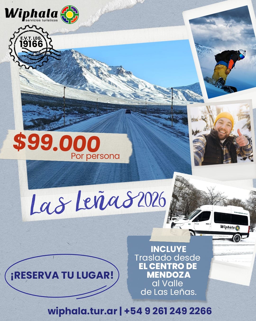 Dia de Nieve en el Parque de Aventura en Las Leñas
